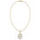 Miniatura: 1/10 CTW DIAMOND TREE OVAL PENDANT AND CHAINS 10K YELLOW GOLD ROUND