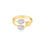 Miniatura: 14K YELLOW GOLD CZ RING