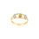 Miniatura: 14K YELLOW GOLD CZ RING