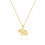 Miniatura: 10K YELLOW GOLD ELEPHANT PENDANT NECKLACE
