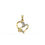 Miniatura: 1/10 CTW ROUND DIAMOND BUTTERFLY HEART NICOLES DREAM COLLECTION PENDANT 10K YELL