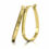 Miniatura: 14KT YELLOW GOLD HOOP EARRINGS