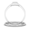 Miniatura: 1/10 CTTW ROUND DIAMOND  WEDDING RING SET 10K WHITE GOLD