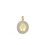 Miniatura: 1/10 CTW ROUND DIAMOND TREE OF LIFE CIRCLE PENDANT 10K YELLOW GOLD
