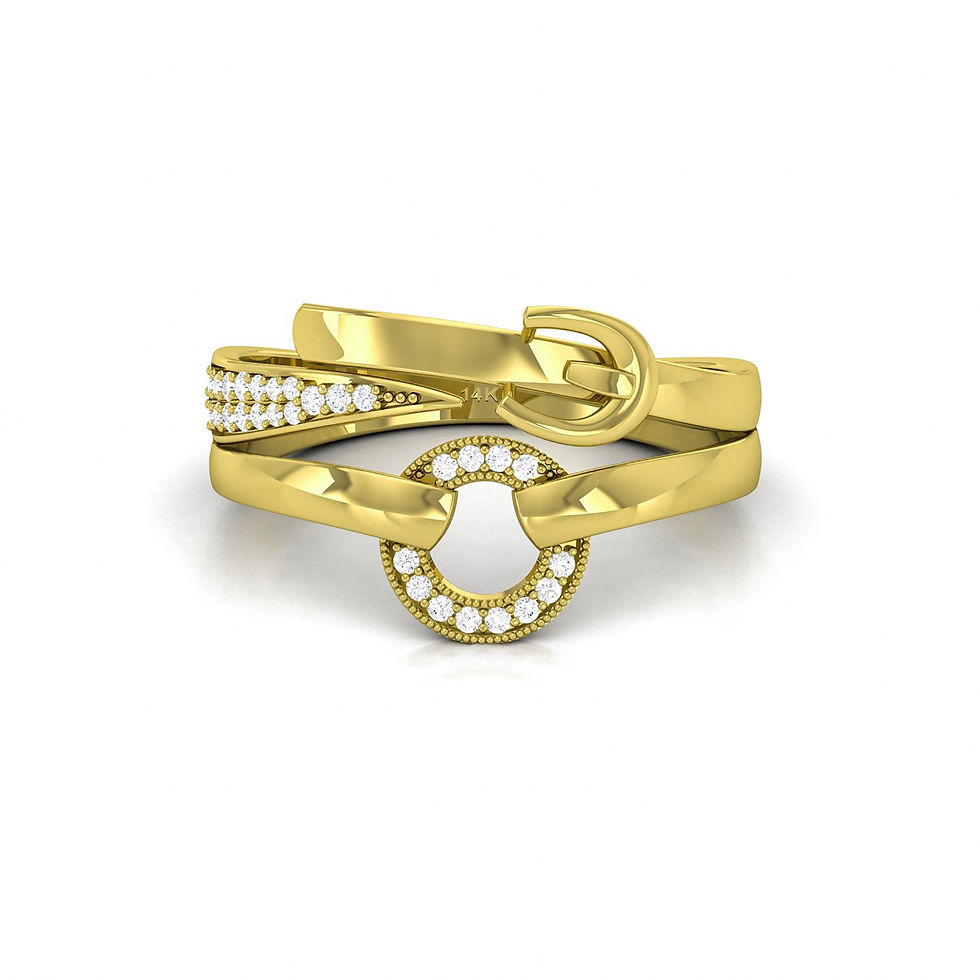 Miniatura: 14 KT YELLOW GOLD RINGS