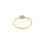 Miniatura: 14K YELLOW GOLD CZ RING