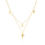 Miniatura: 10K YELLOW GOLD CROSS DOUBLE NECKLACE