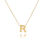 Miniatura: 14K YELLOW GOLD INITIAL PENDANT NECKLACE