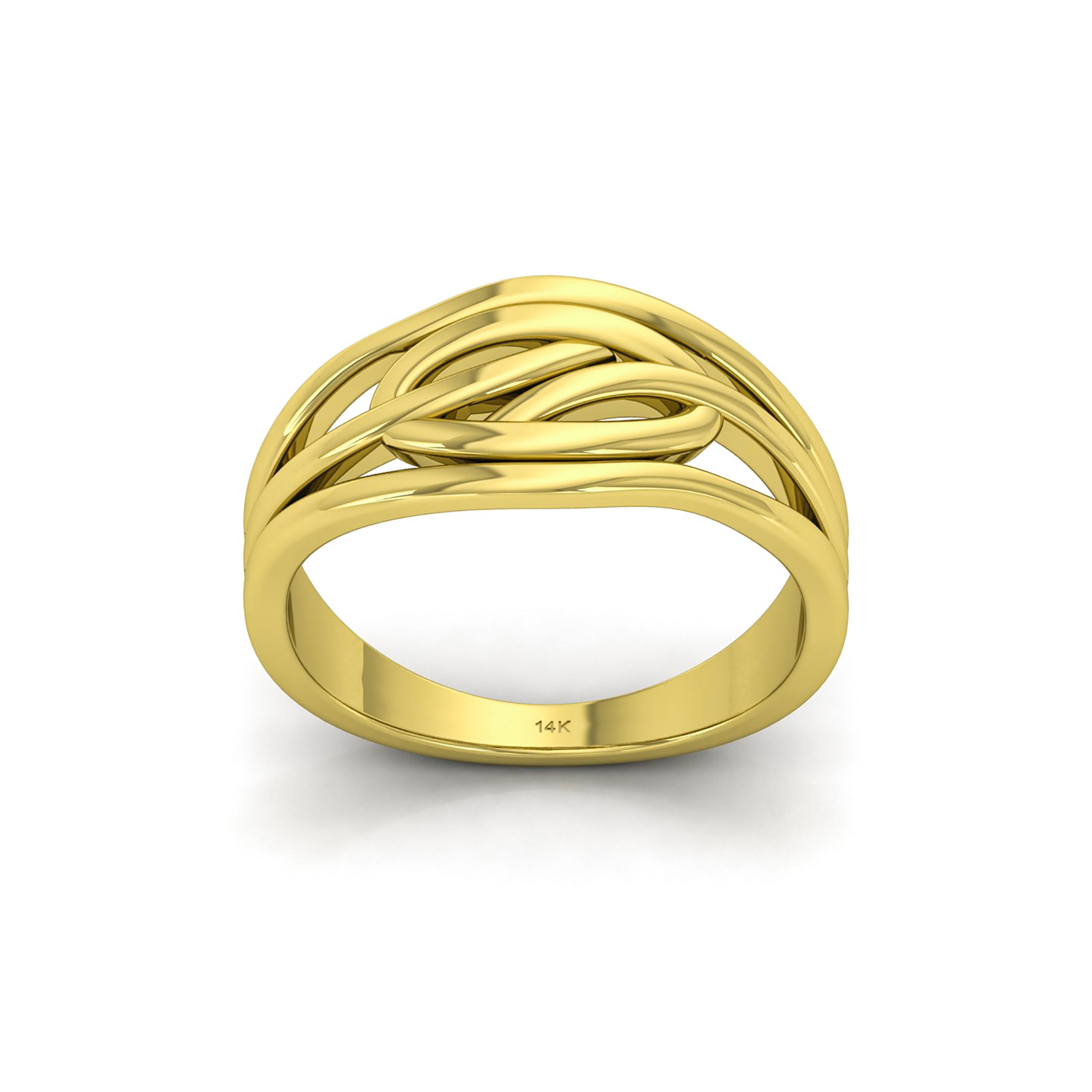 14 KT YELLOW GOLD RINGS