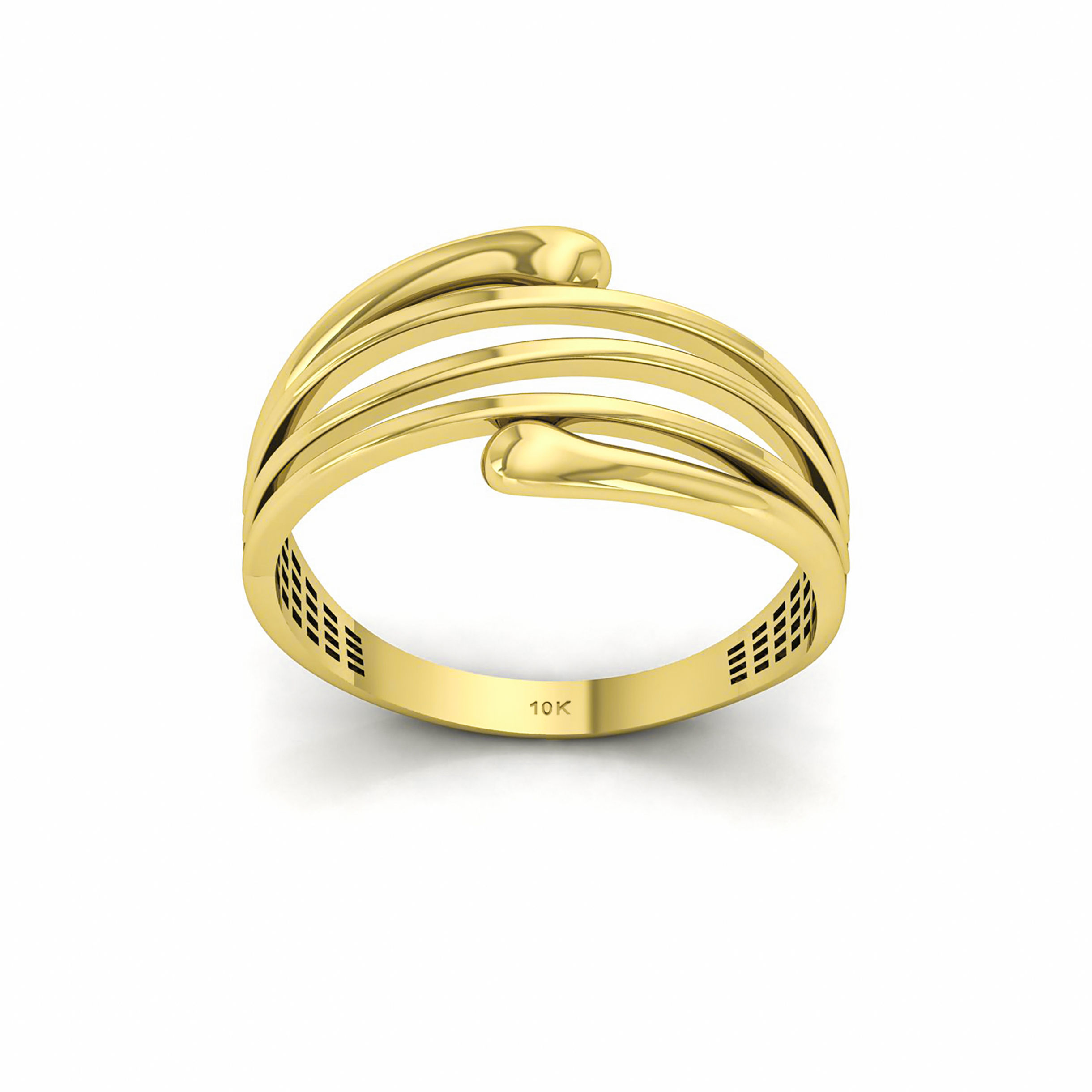 10 KT YELLOW GOLD RINGS