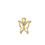Miniatura: 0.03 CTTW 10K YELLOW GOLD ROUND DIAMOND BUTTERFLY BUG PENDANT