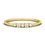 Miniatura: 0.09 CTW DIAMOND ALTERNATING DESIGN RING 14K YELLOW GOLD