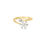 Miniatura: 14K YELLOW GOLD CZ RING
