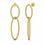 Miniatura: 14KT YELLOW GOLD HOOP EARRINGS