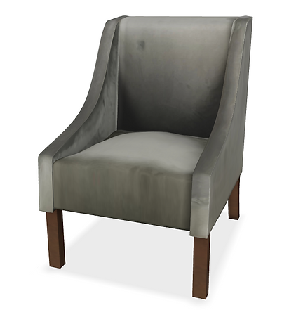 Suede Chair 3D Model