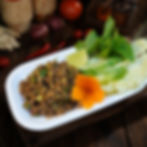 A04-6 Spicy Minced Beef with Thai Herbs (Larb Suk)