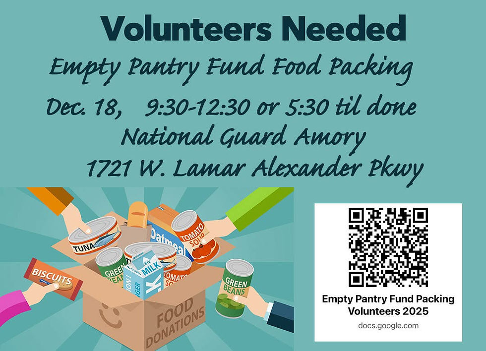Empty Pantry Fund Food Packing