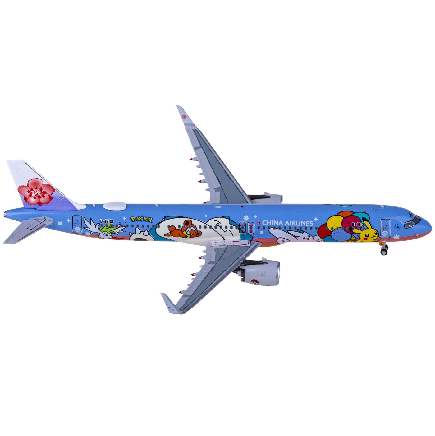 (NG MODELS) China Airlines Airbus A321neo Pikachu Jet B-18101 1/400