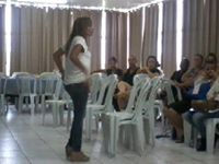 Palestra para professores e berçaristas