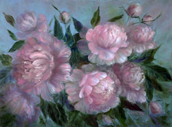Pink Peonies 18 x 24