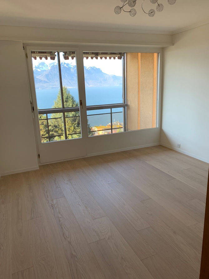 Pose d'un parquet vitrifié