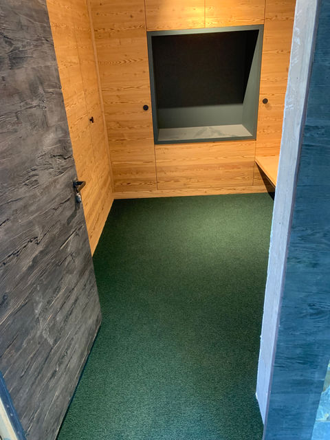 Barrage anti-saleté/paillason d'entrée collé en plein