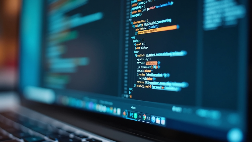 Close-up view of a user-friendly software interface displayed on a computer screen