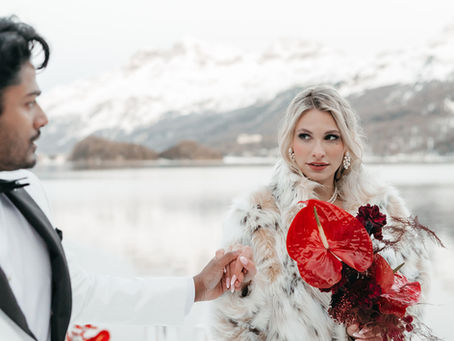 Maquillaje y peinado de novia para bodas de invierno