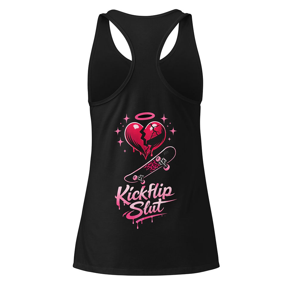 Thumbnail: Kickflip Slut Racerback Tank Top 