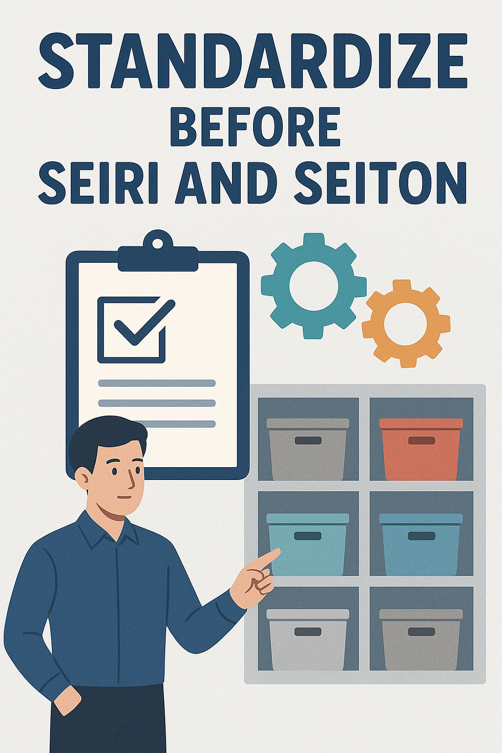 Standardize before Seiri Seiton