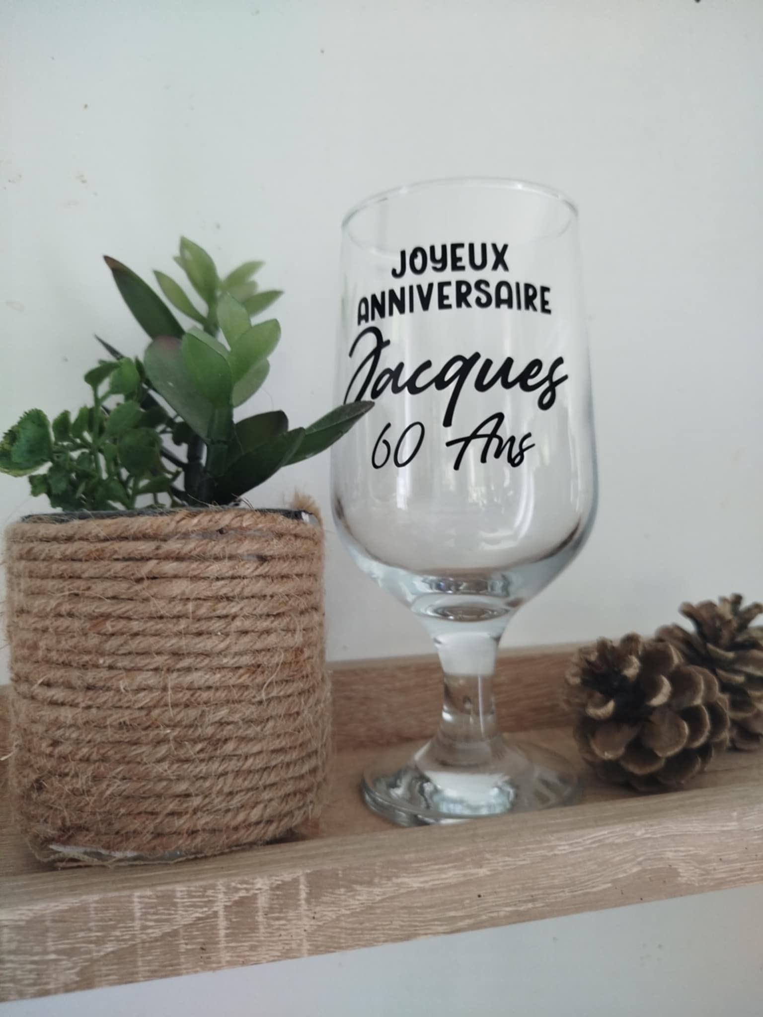Verre à bière personnalisé