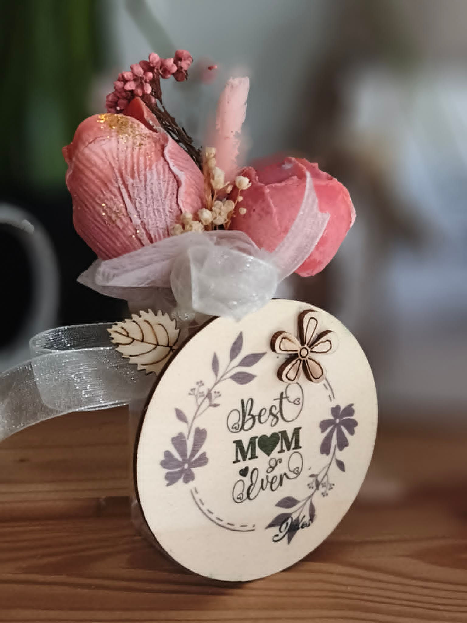 Bouquet Bougies et Bois