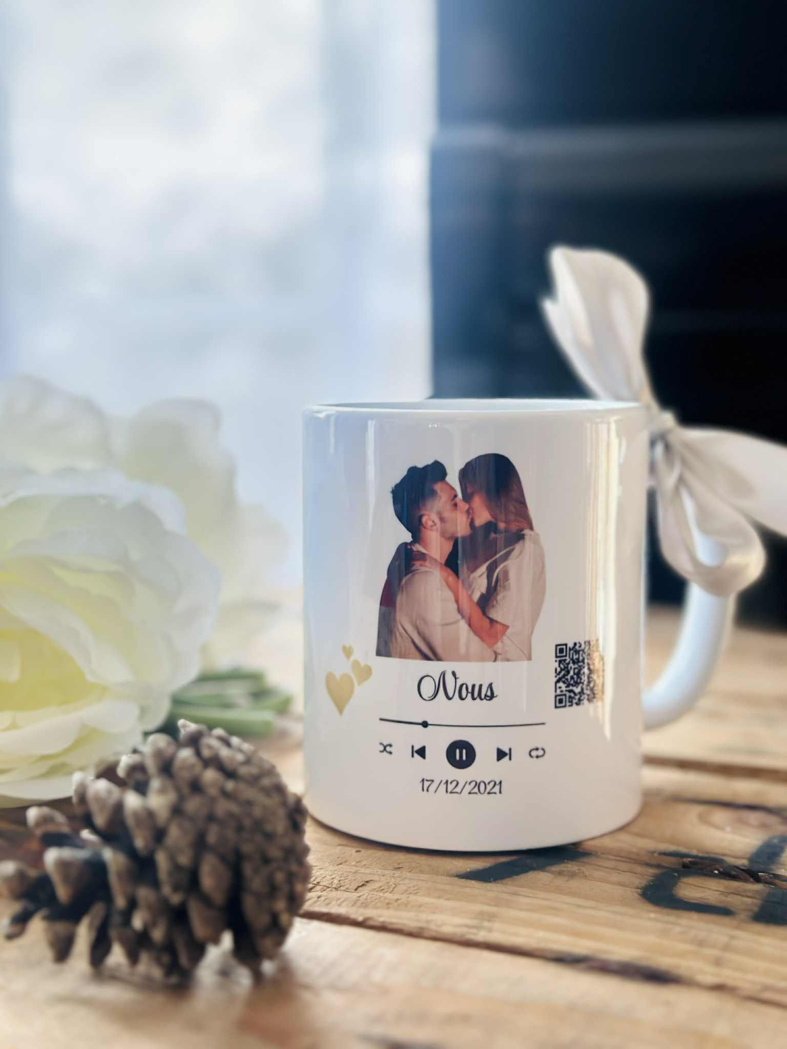 Mug personnalisé musique 