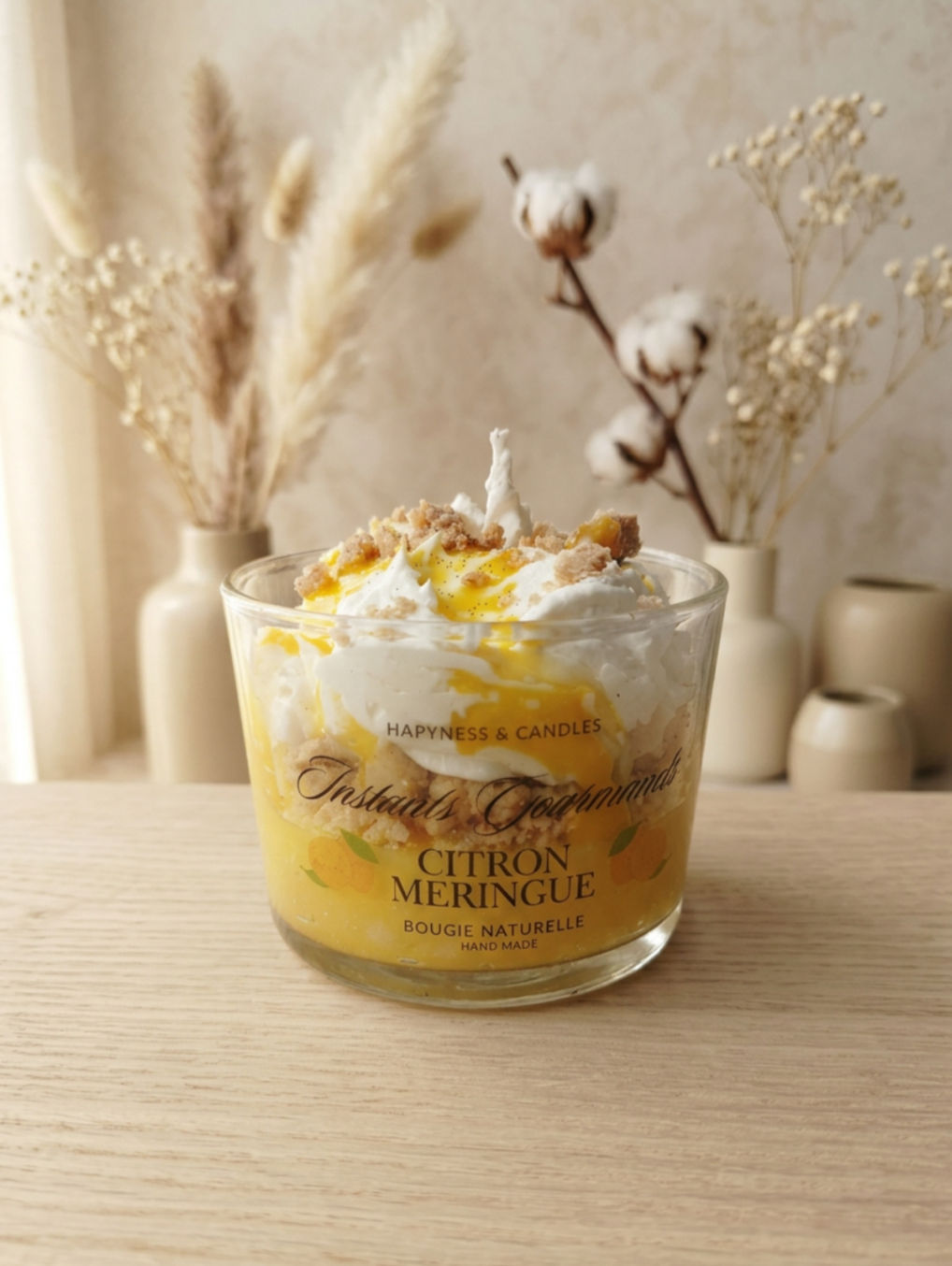 Bougie  Artisanale Citron