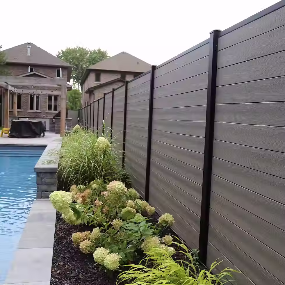Custom built fence in Langford BC