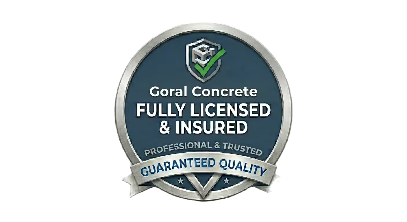 Goral Concrete Licensed and Insured concrete contractor