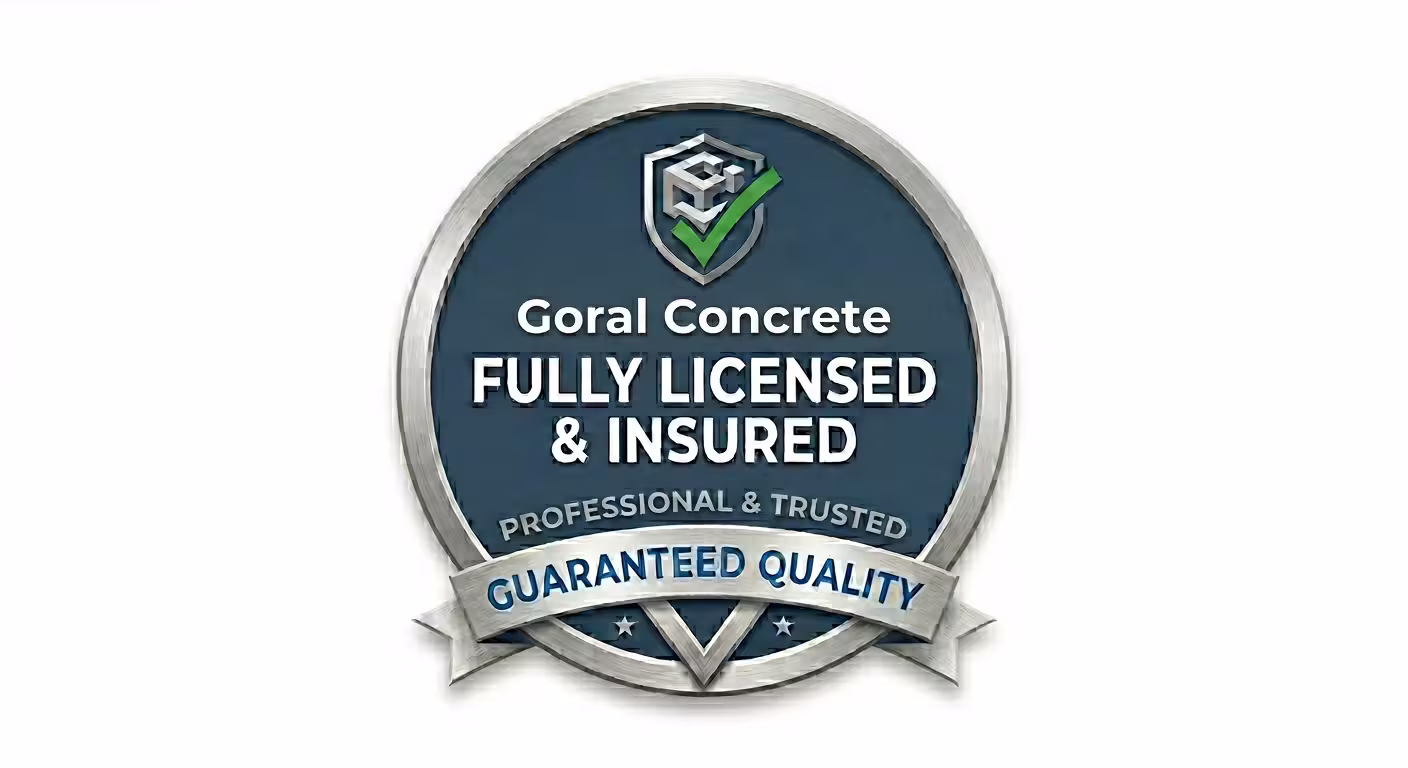 Goral Concrete Licensed and Insured concrete contractor