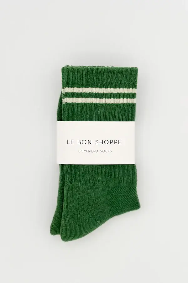 LE BON SHOPPE Boyfriend Socks Moss
