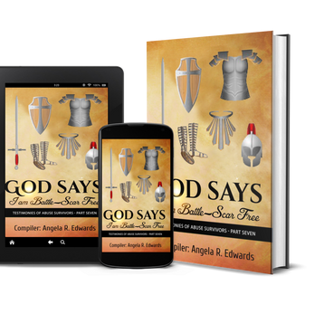 Cover of the book ‘Battle-Scars: Hated. Isolated. Wronged. Disregarded.’ The seventh and final installment of the Battle-Scar Free series, featuring testimonies from survivors who found healing and empowerment through their faith in God during the COVID-19 pandemic.