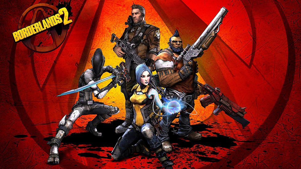 borderlands-2-heroes-red-background-warriors-weapons-gun-man-woman-1920x1080