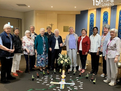 Loreto Sisters at one of the local celebrations marking the historic merger of congregations.
