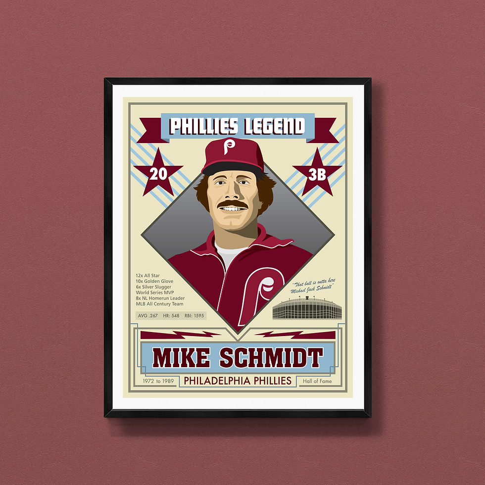 Mike Schmidt 22x28 inch art print
