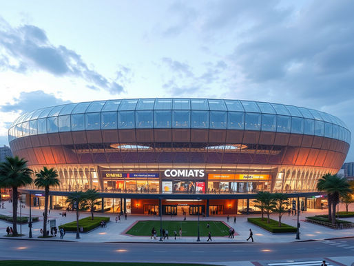 Modern stadium