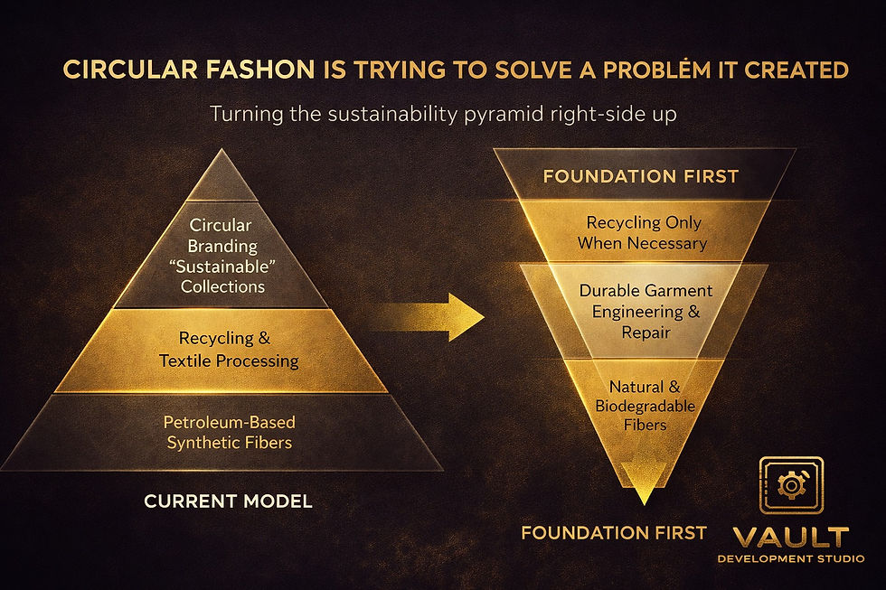 Why recycling plastic bottles and clothes won’t fix fashion’s sustainability crisis