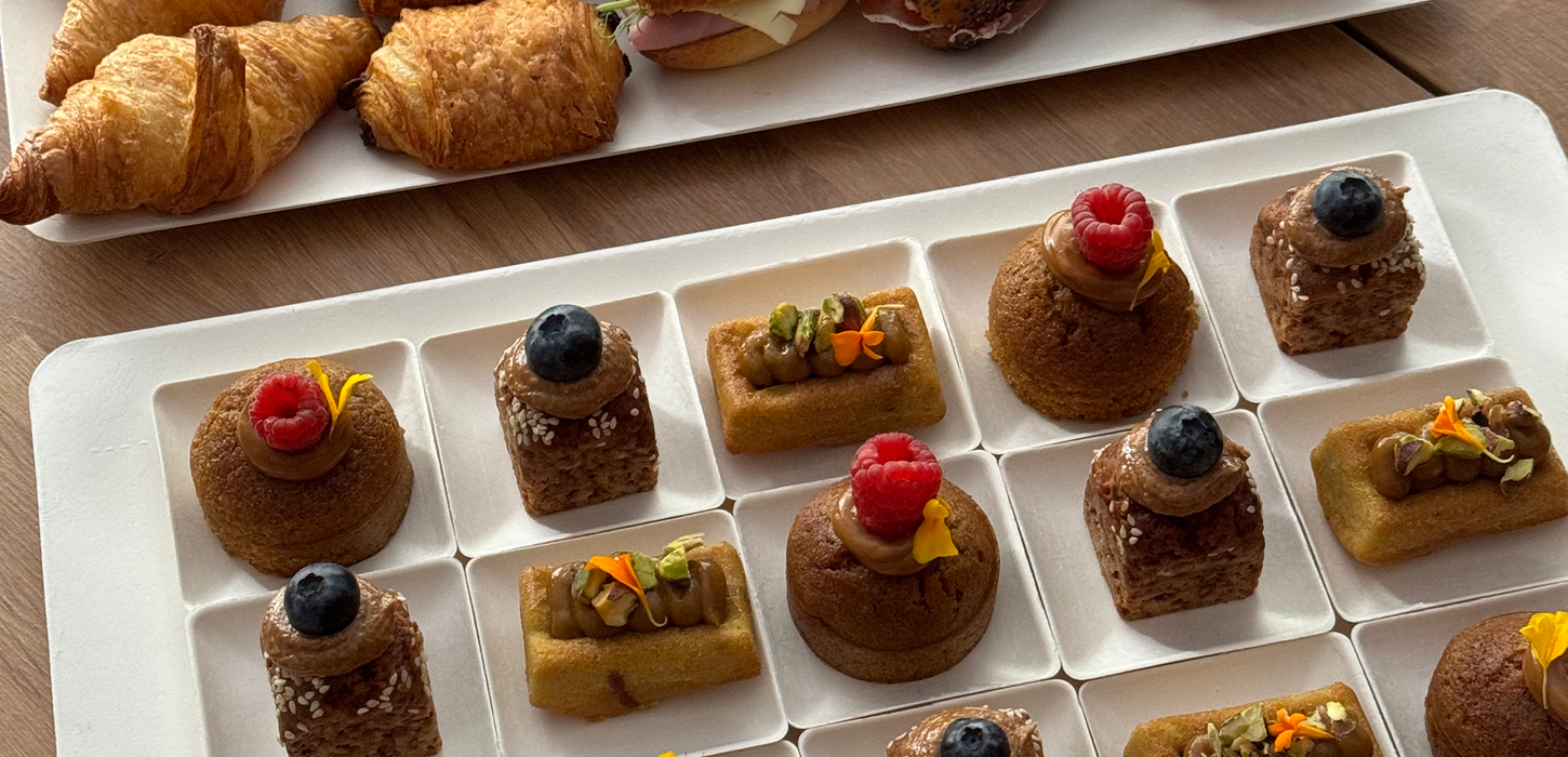 Detalle de comida para congreso