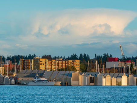 Everett, Washington waterfront skyline