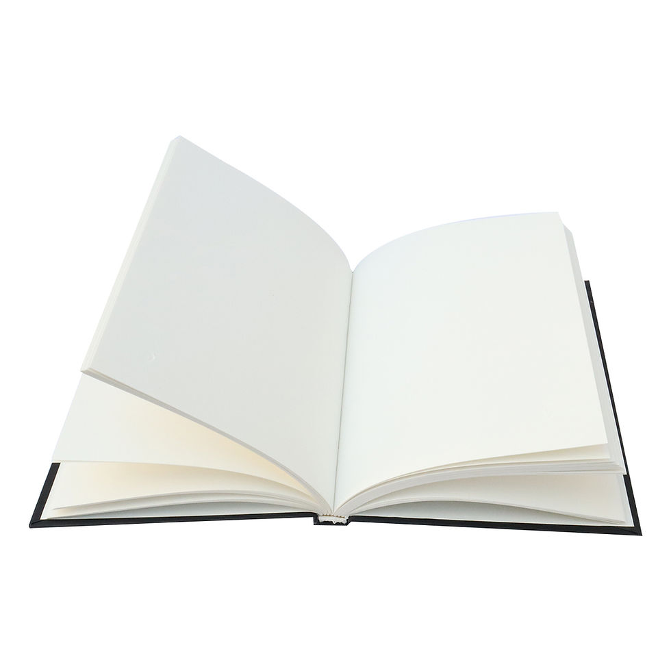 Thumbnail: INNAXA Hardbound Diary, 80 Sheets/160 Pages Per Book, (Black, A5-Plain)