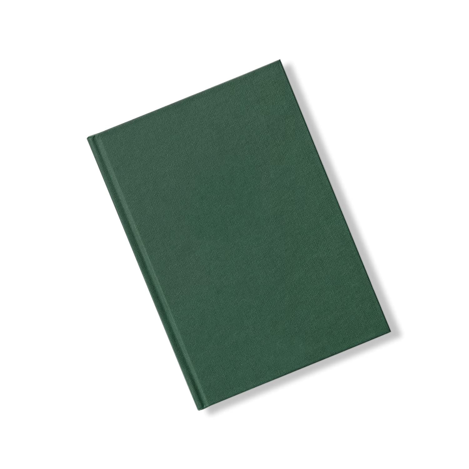 INNAXA Hardbound Diary,80 Sheets/160 Pages Per Book, (Bottle Green, A5-Plain)