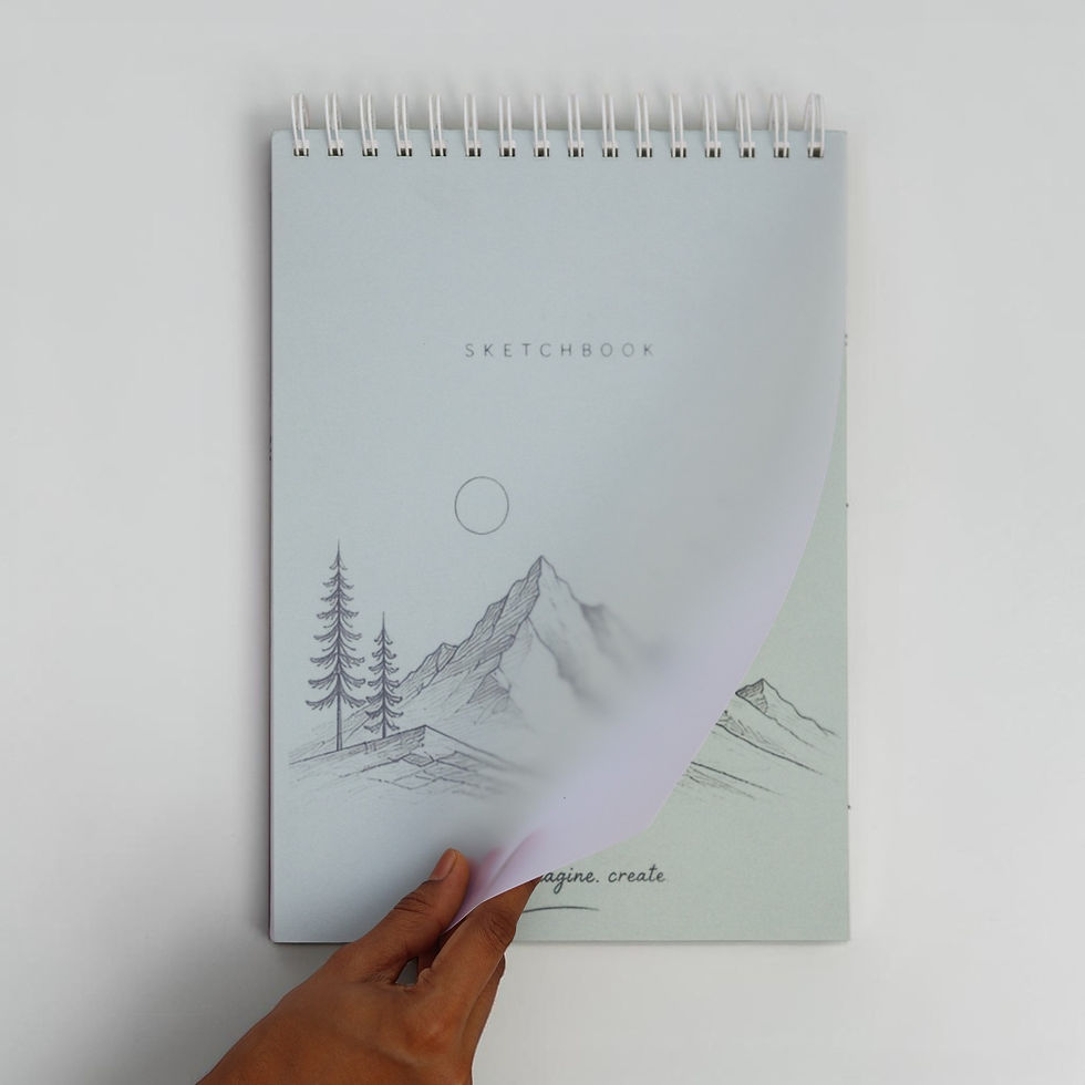 Thumbnail: A4 Sketchbook | 120 Pages (60 Sheets), 140 GSM Premium Skeching Paper (Pack-1)