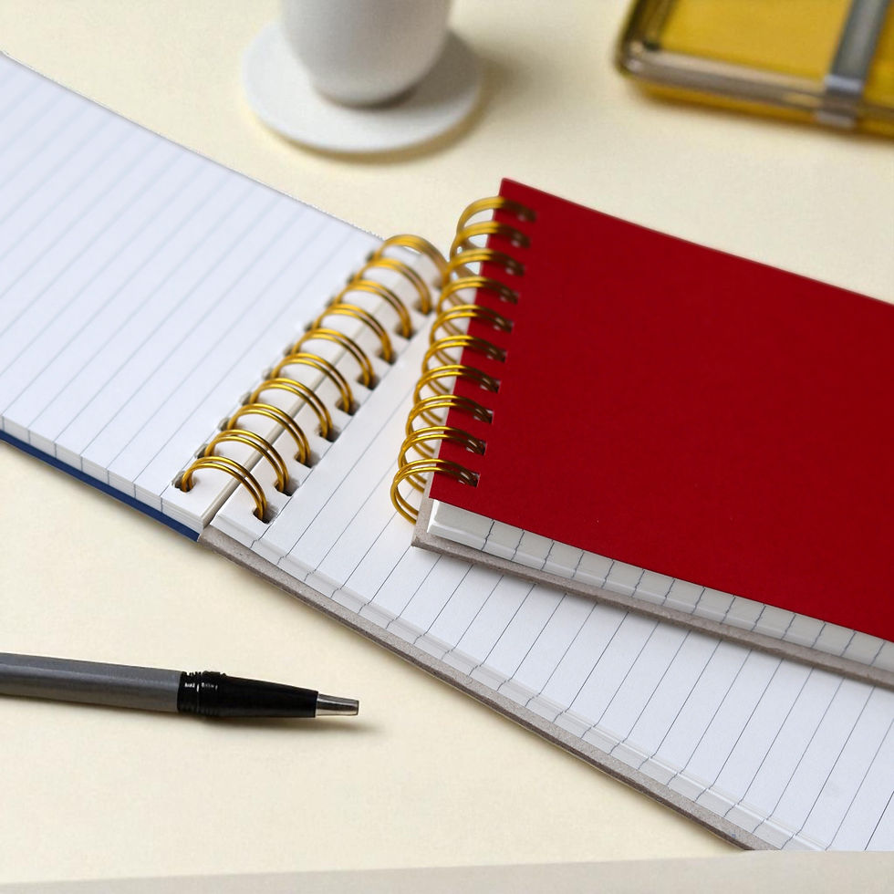 Thumbnail: Pocket Size Notepad – 3 Color Pack (Red, Green, Blue),60 Sheets Each Notebook.